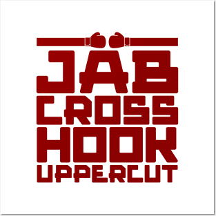 Jab Cross Hook Uppercut Posters and Art